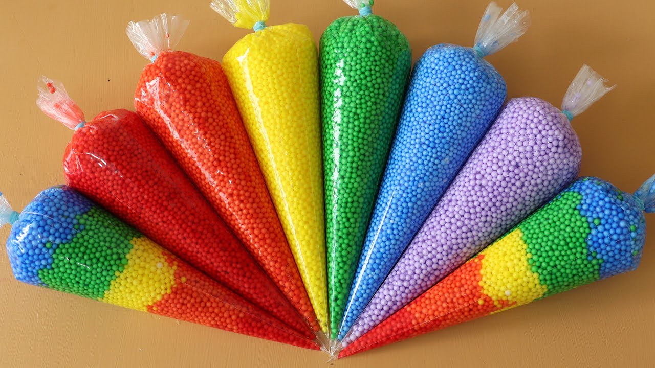 Making Crunch Slime with Piping Bags! Most Satisfying Slime Video★ASMR★#ASMR#PipingBags