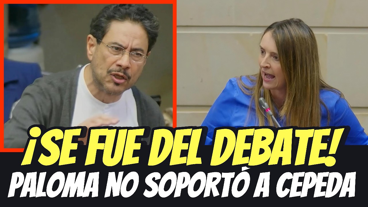 🚨 CARA A CARA: CEPEDA &ldquo;sac&oacute; corriendo&rdquo; a PALOMA VALENCIA en pleno debate