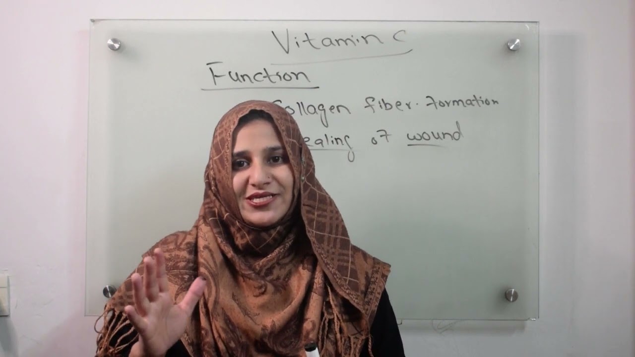 Class 9th|| Chp # 8||Vitamin C (Function, deficiency, sources)