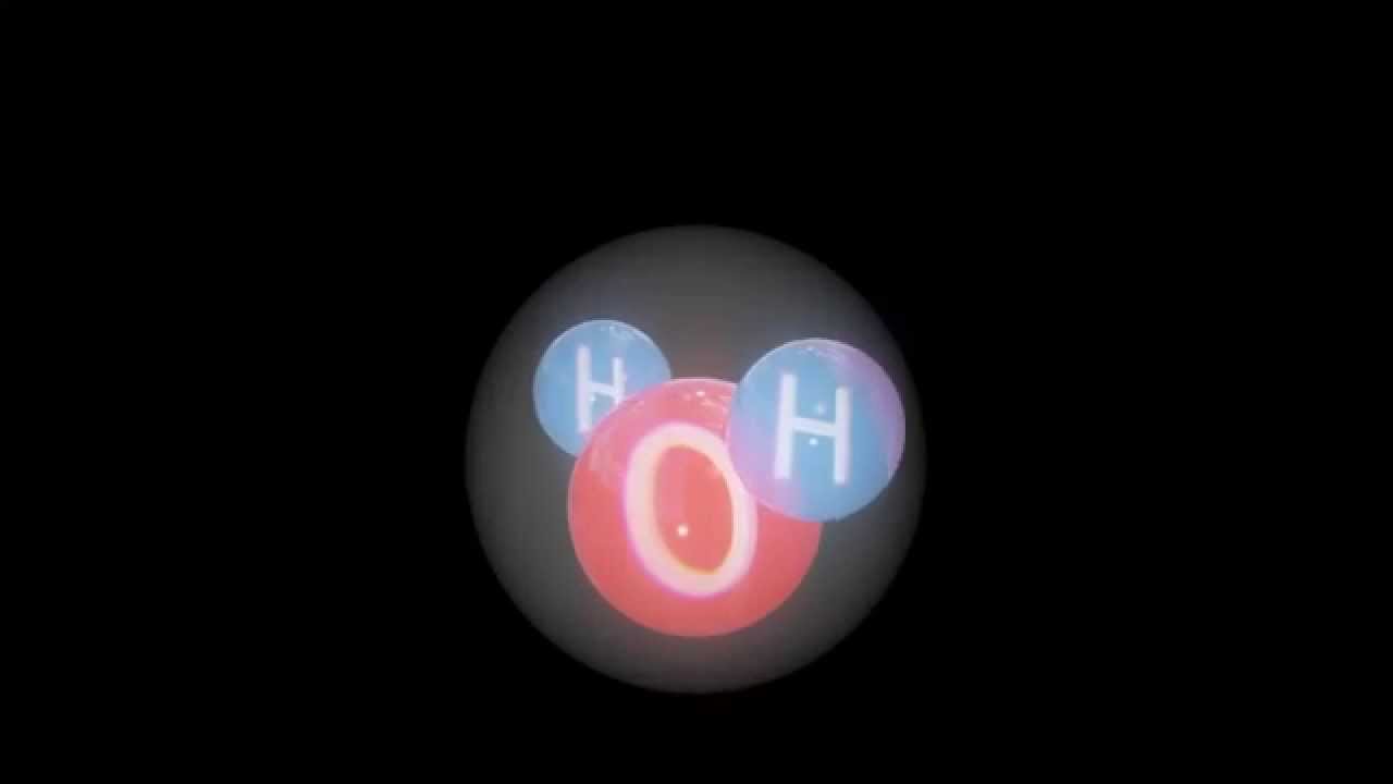 Solids, liquids and gases of water molecules