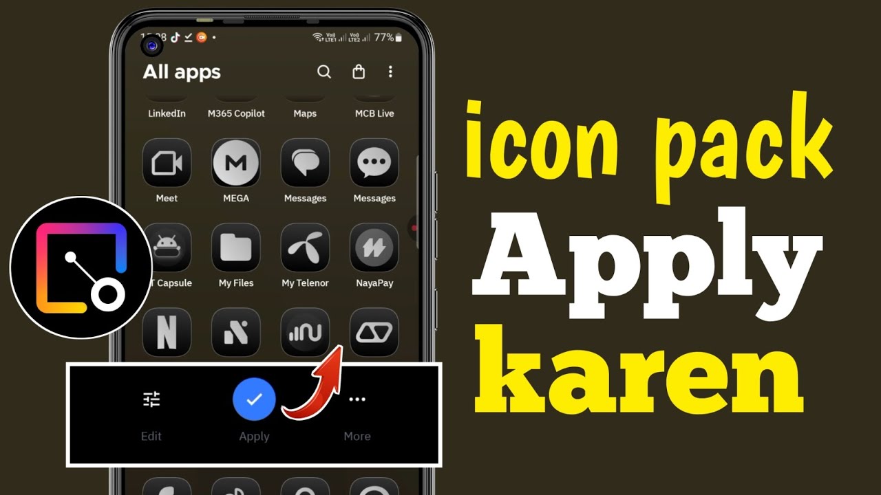 Apply Icon Pack Studio | Icon Pack Kaise Apply Kare