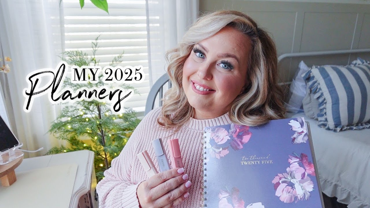 2025 PLANNER STACK // HOW I PLAN FOR YOUTUBE AND MY PERSONAL LIFE // CHARLOTTE GROVE FARMHOUSE