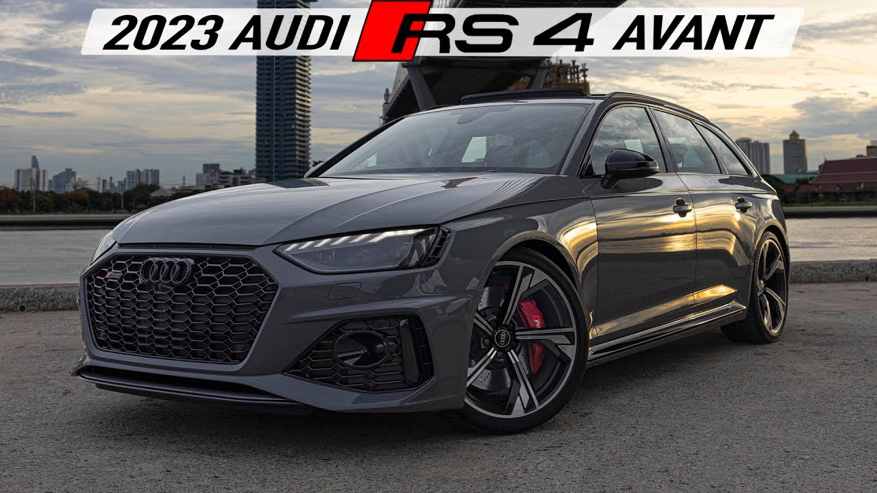 2023 AUDI RS4 AVANT BITURBO B9.5 - ONE NIGHT IN BANGKOK - Nardo grey beast in detail
