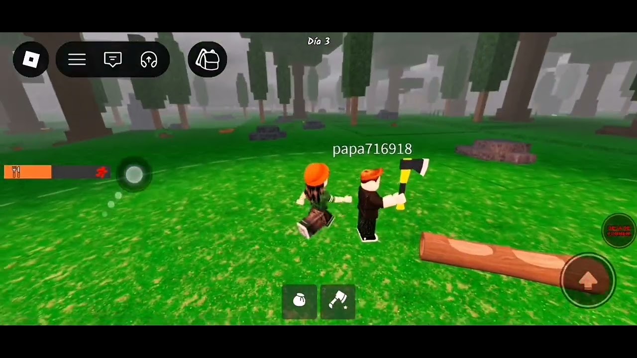 Jugando con mi hermana y mi papá 99 noches en el bosque  #dale like y suscribete