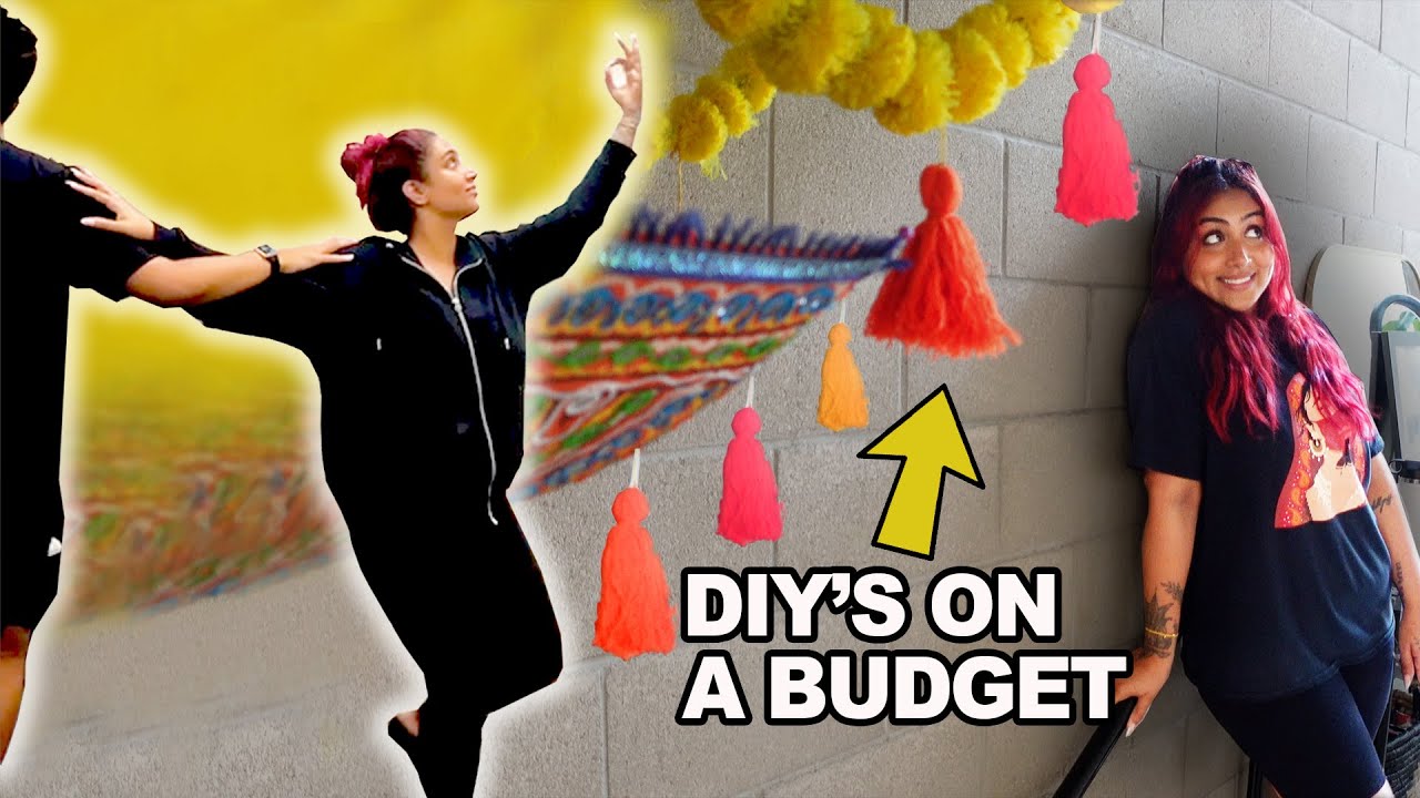 BHANGRA PERFORMANCE practice + DECORATING the house | WEDDING PREP