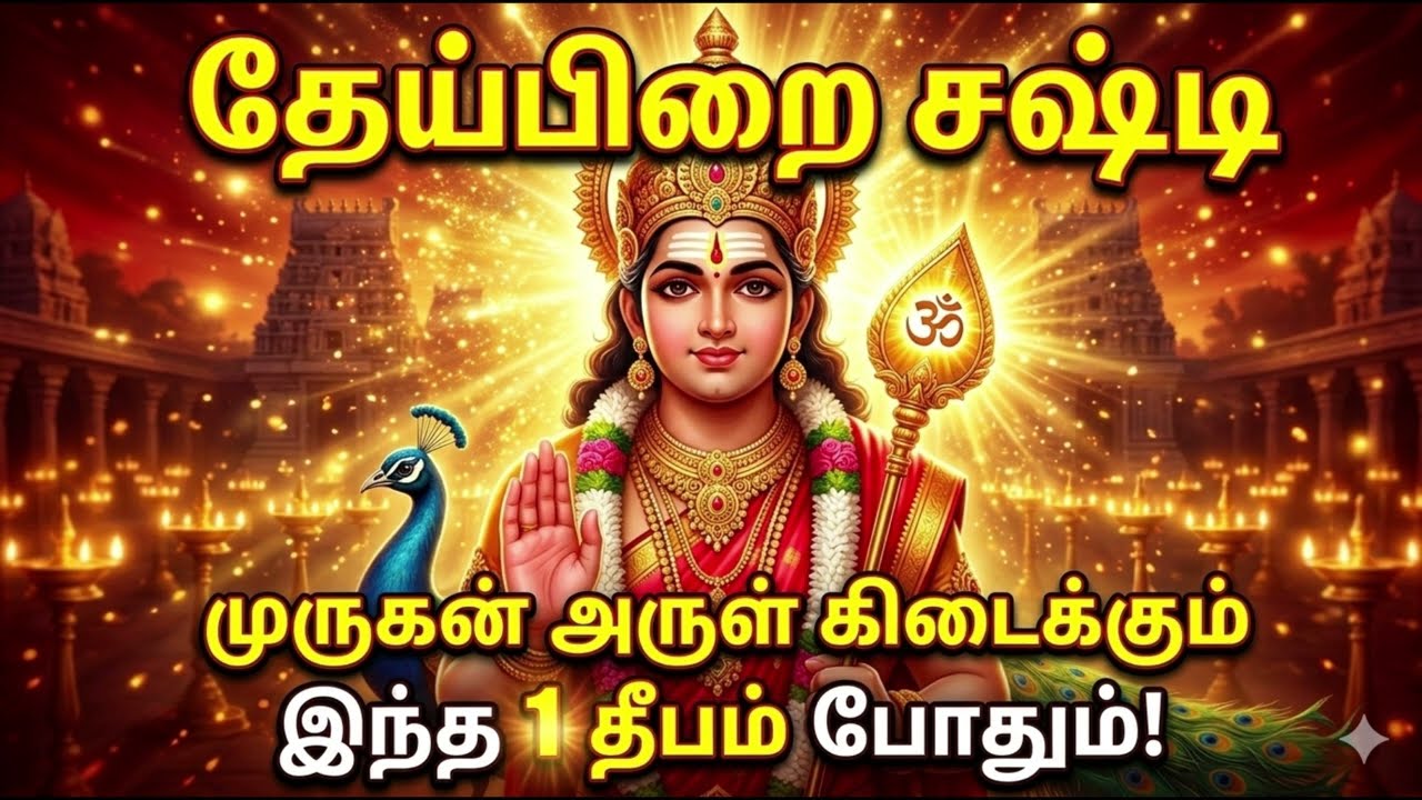இந்த தேய்பிறை சஷ்டியில்முருகனை நினைத்தால்வாழ்க்கை மாறும் 🔱#murugan#viralvideo#sashtiviratham