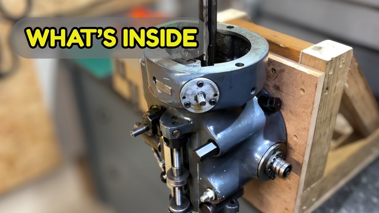 Inside a Bridgeport J Head - Bottom End Disassembly (Part 2)