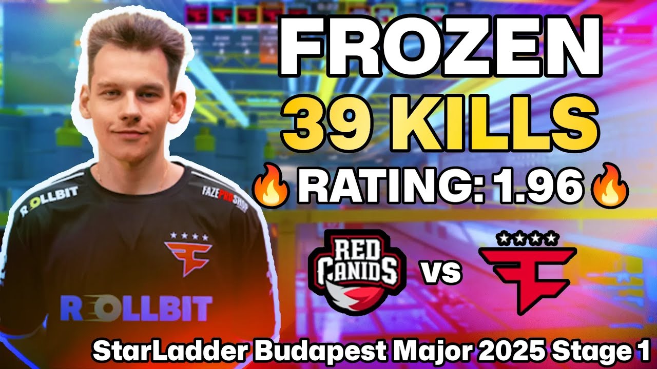 💀 FROZEN POV: NUKE DESTRUCTION vs RED Canids! | StarLadder Budapest Major 2025 Stage 1