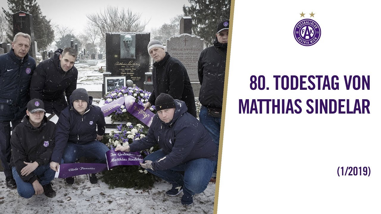 80. Todestag von Matthias Sindelar - Besuch des Grabs