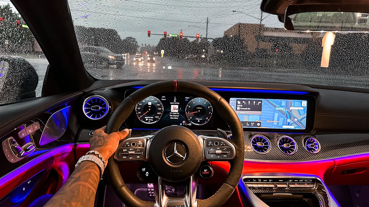 AMG GT63s RAINY DAY POV