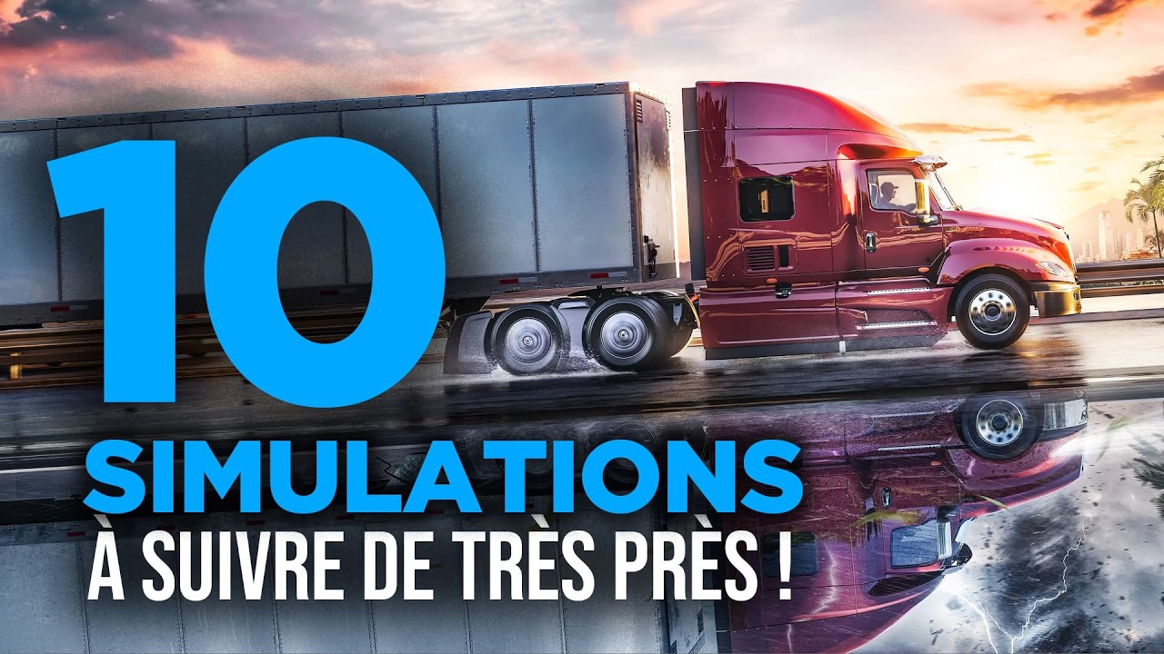10 JEUX de SIMULATION &agrave; venir fin 2025 et 2026 (Paralives, Flight Simulator 2024, Jurassic World...)