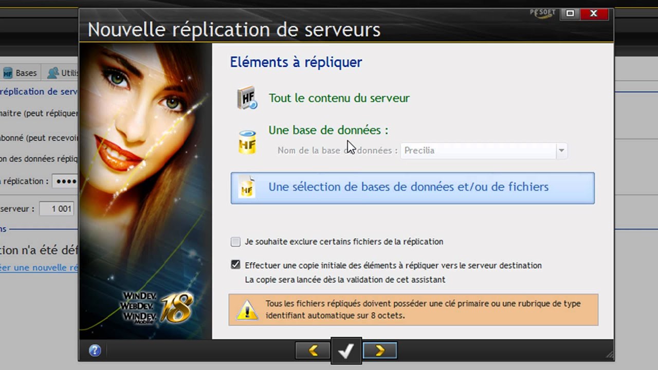 Réplication Serveur/Serveur automatique