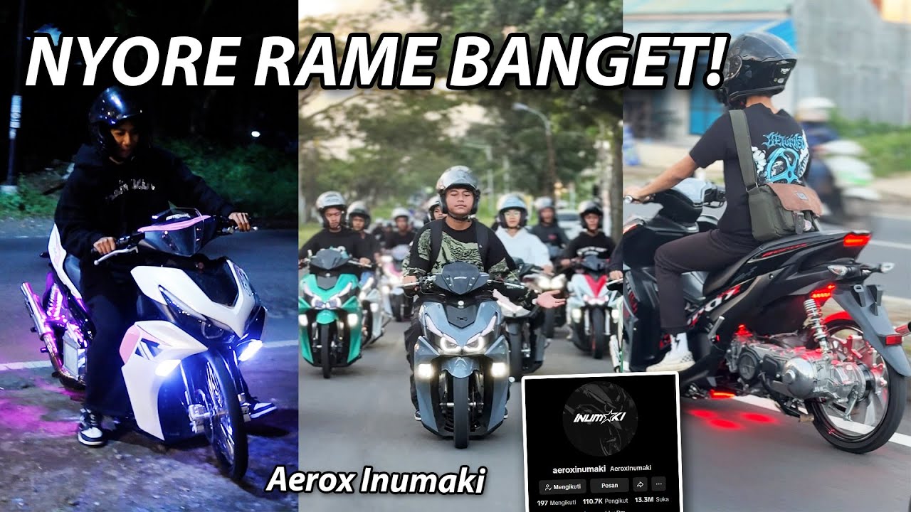 NYORIDE LAGI BARENG BOCAH AEROX