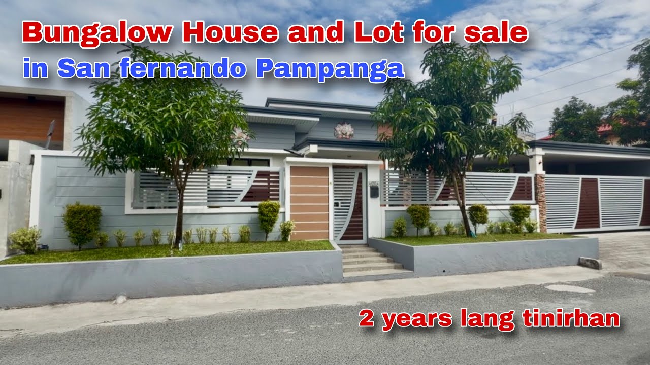 Bungalow house for sale in San fernando , Pampanga  , 2 years lang tinirhan ni client 