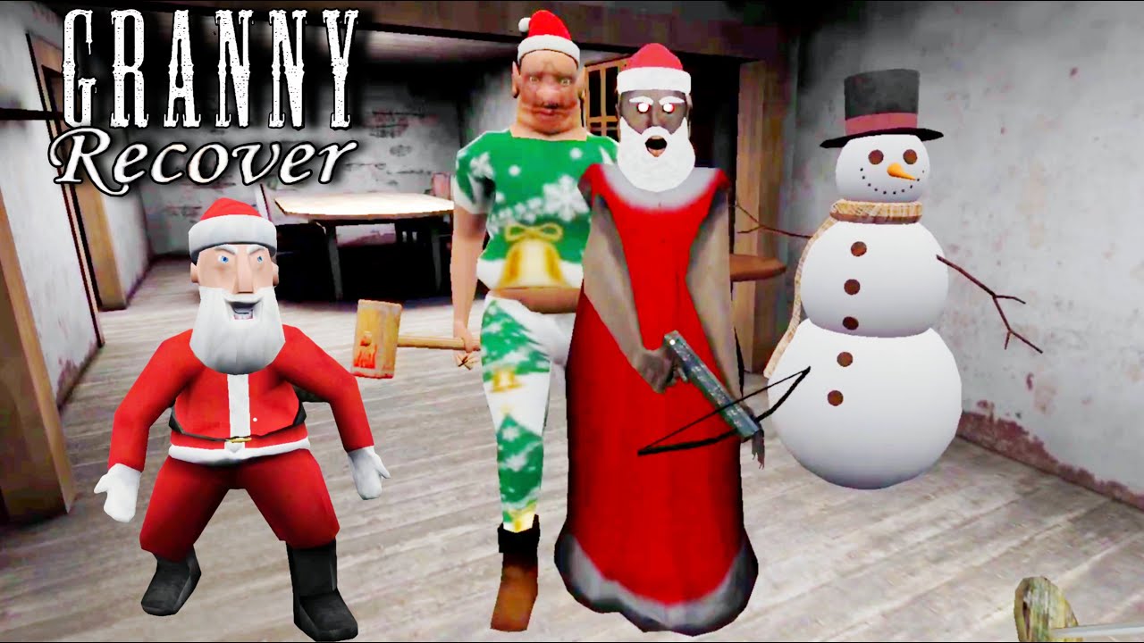Granny Recover Version 1.1.6 With Little Santa Unofficial Full Gameplay