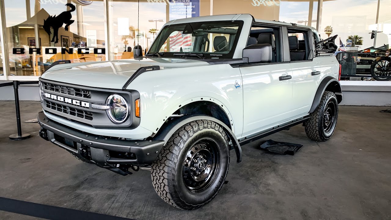 2021 Ford BRONCO 4-Door Outer Banks/Black Diamond Walk-Around Interior&Exterior