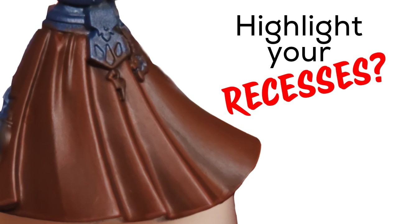 How to Paint Leather: Why you should highlight your recesses