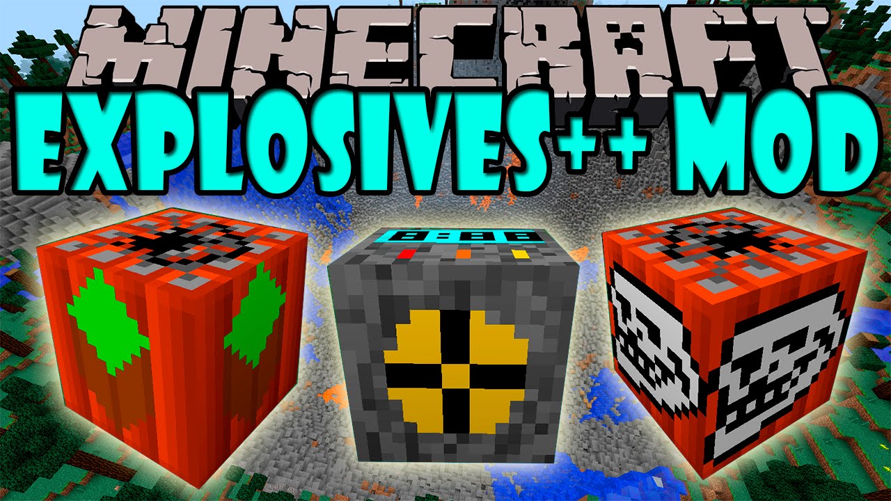 EXPLOSIVES++ MOD - 9000 Dinamitas Explotando!! - Minecraft mod 1.7.10 Review ESPAÑOL