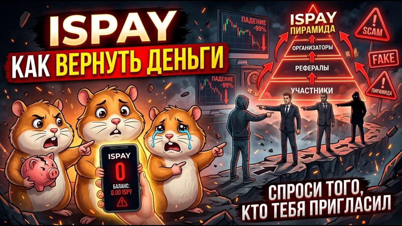 ISPAY - SCAM-news 10.03.2026г. Чаты потухли. Возврат денег.