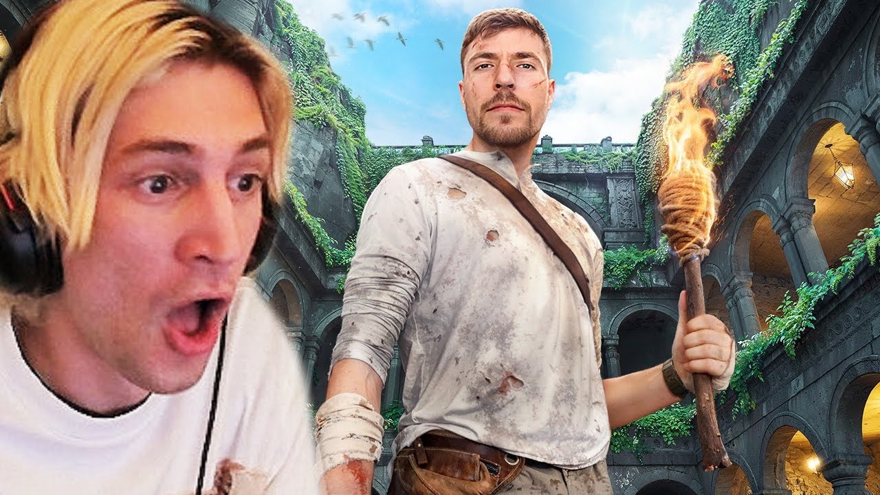 7 Days Exploring An Underground City | xQc Reacts to MrBeast