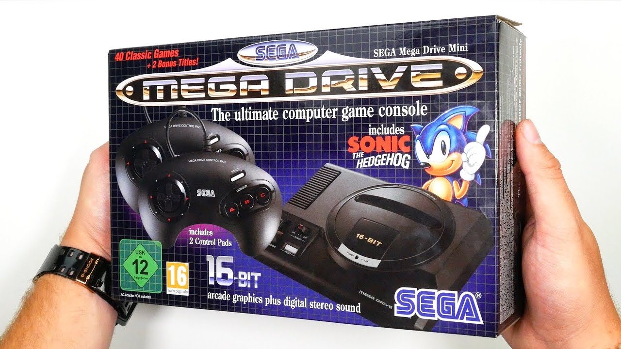 Распаковка Sega Mega Drive MINI