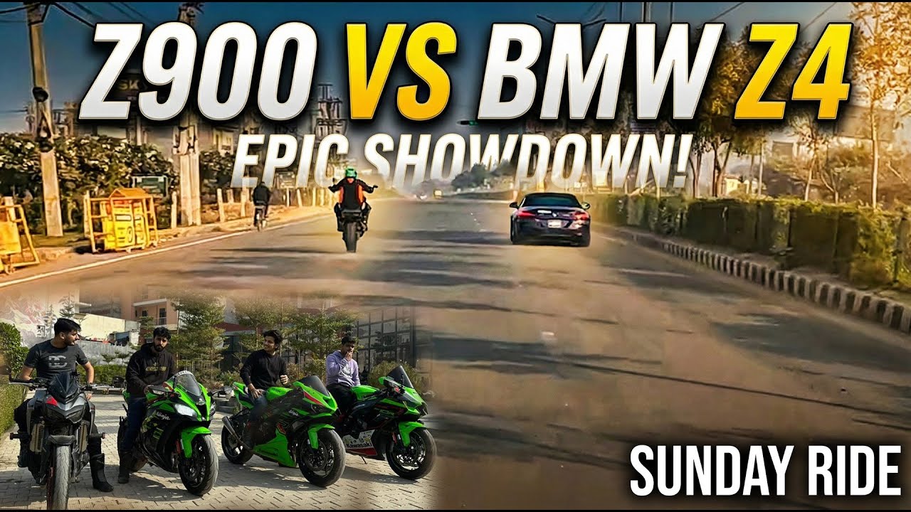 Z900 против BMW Z4 / Воскресная поездка после долгого перерыва в Дели / Kawasexy Gang
