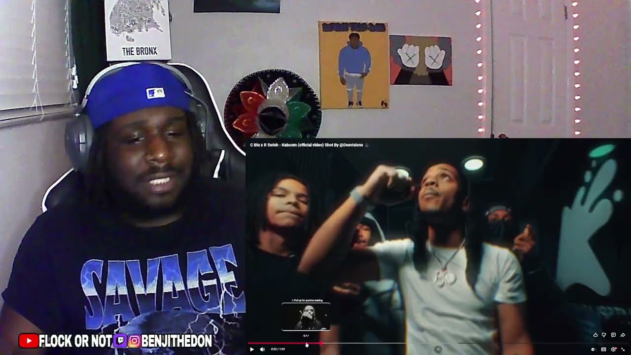Flock or Not? 🔥🗑️: C Blu x R Swish - Kaboom (official video) Shot By ‪@Deevisions‬