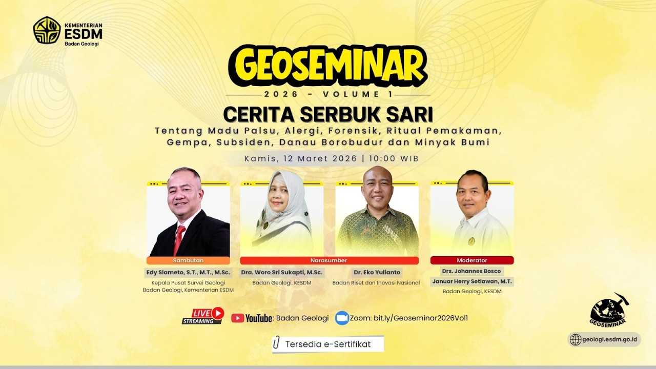 GEOSEMINAR 2026 VOLUME 1 - CERITA SERBUK SARI