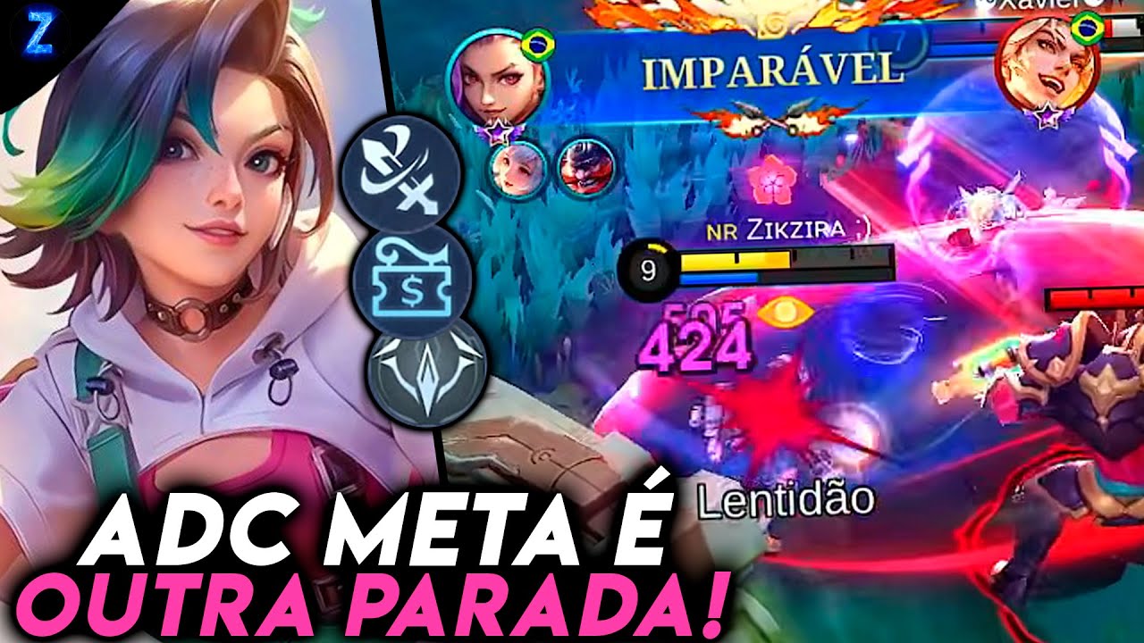 ADC META, AS COISAS FICAM FÁCEIS!! - IXIA GAMEPLAY | Mobile Legends