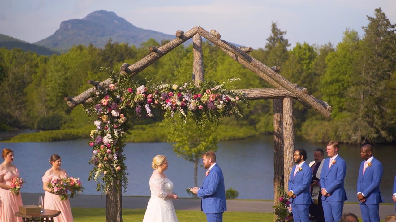 EPIC NC MOUNTAINS WEDDING😮 // Cameron & Jeremiah's Wedding Video // Camp at Eseeola // Linville, NC