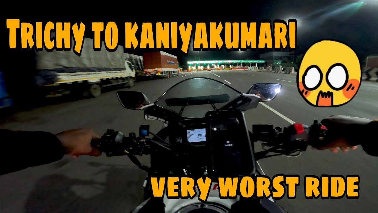 TRICHY TO KANIYAKUMARI | SOLO BIKE RIDE🏍️ | NON STOP 400KM | R15V4 #tamilmotovlogger #kaniyakumari 