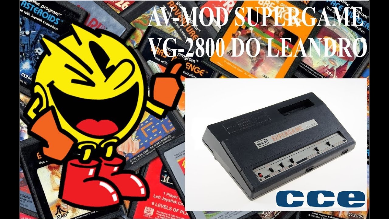 Reparo e MOD-AV no CCE SUPERGAME VG-2800 do Leandro