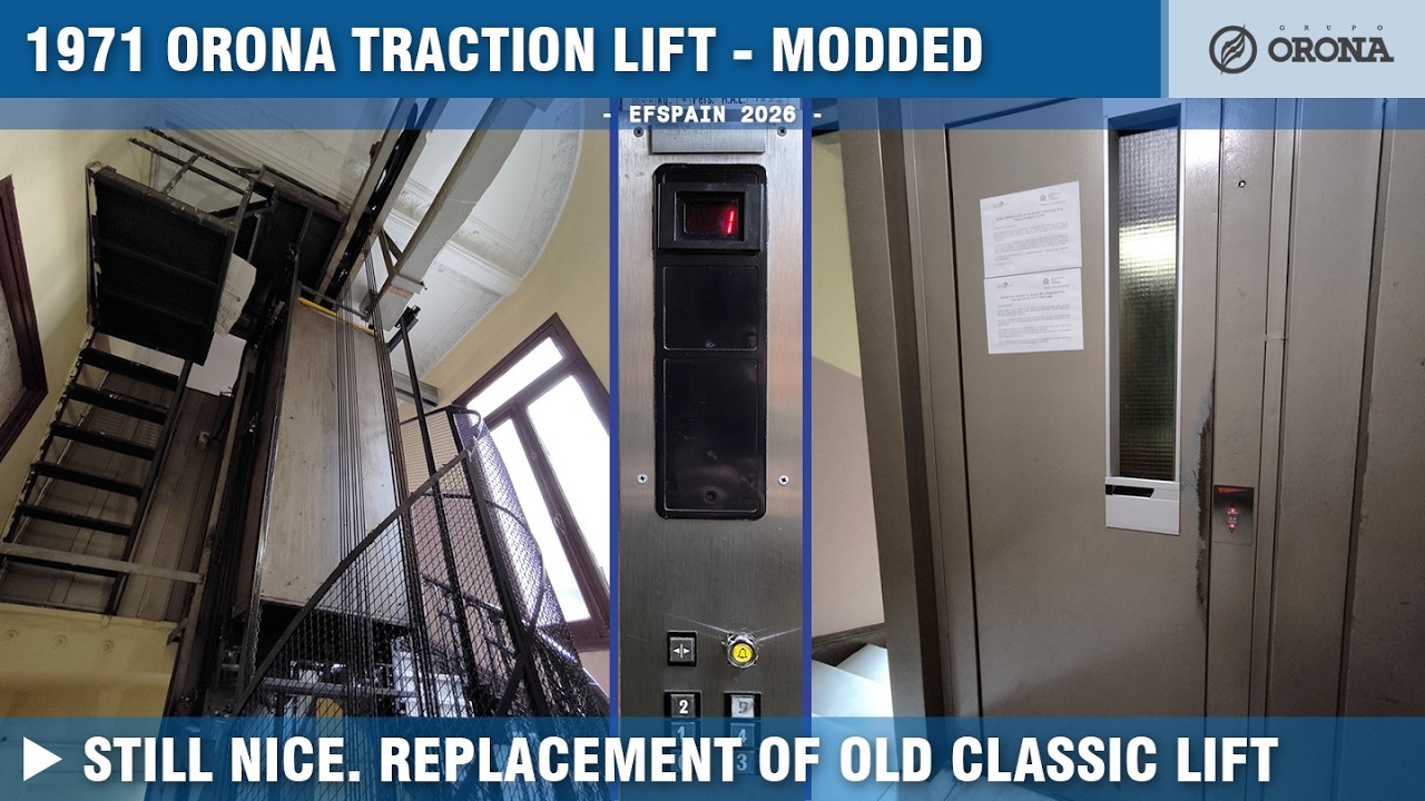 1971 Orona traction lift (mod.) @ Plaza de Canalejas, Madrid