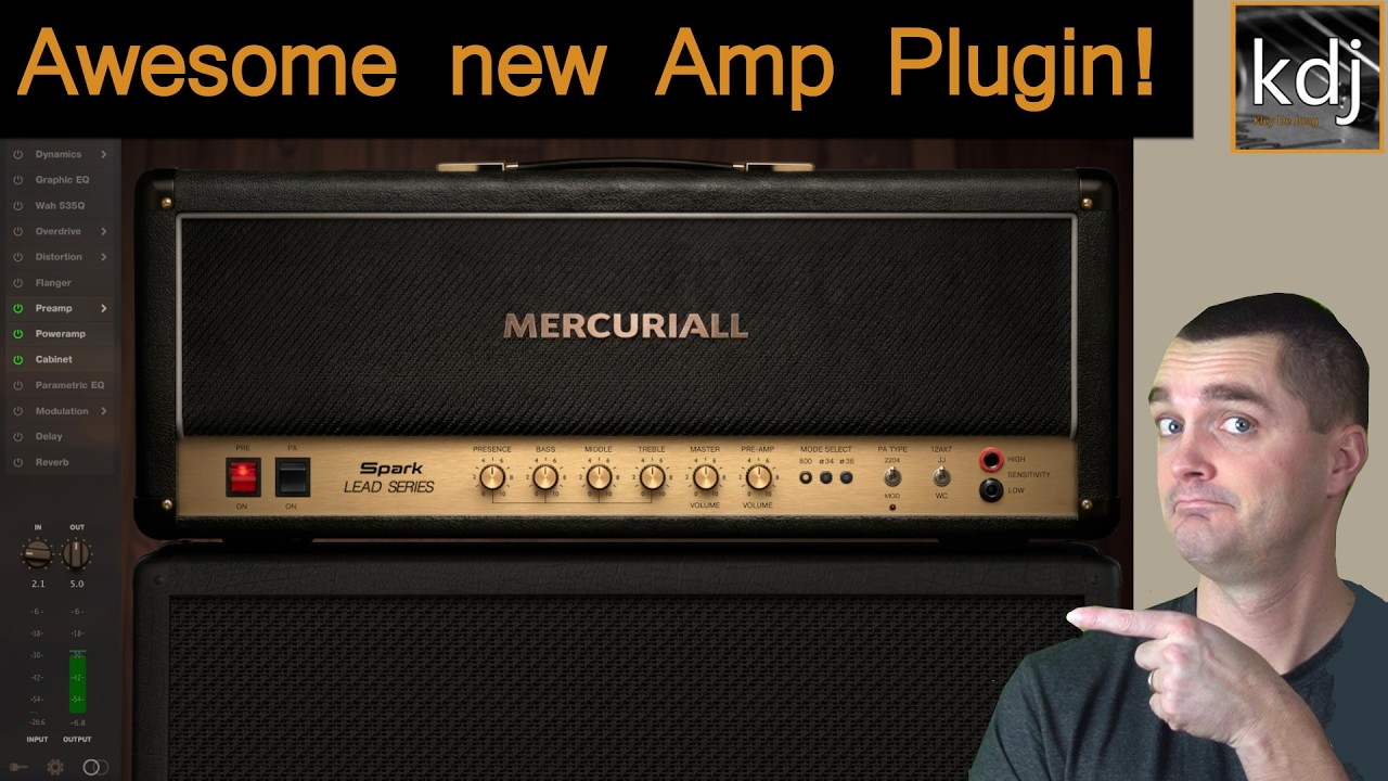 Тест/обзор плагина Mercurrial Audio Spark Amp и овердрайва Spearion.