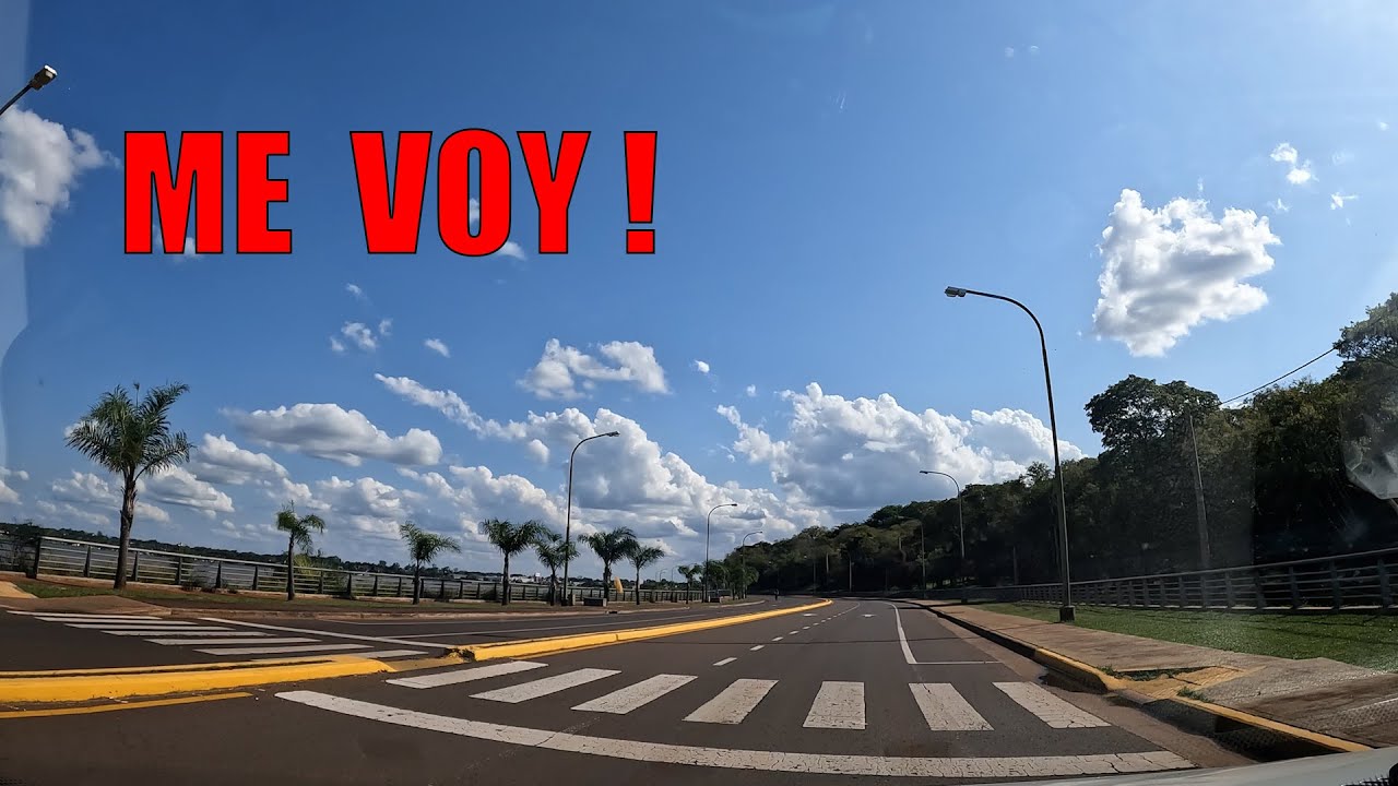 Después de una larga recorrida me voy de Misiones.