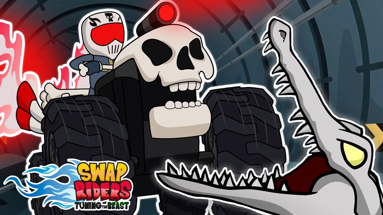 SWAP RIDERS🤖CARRERAS BRUTALES EN DESTRO CITY Y EL LEJANO OESTE⭐DIBUJOS ANIMADOS EN ESPAÑOL