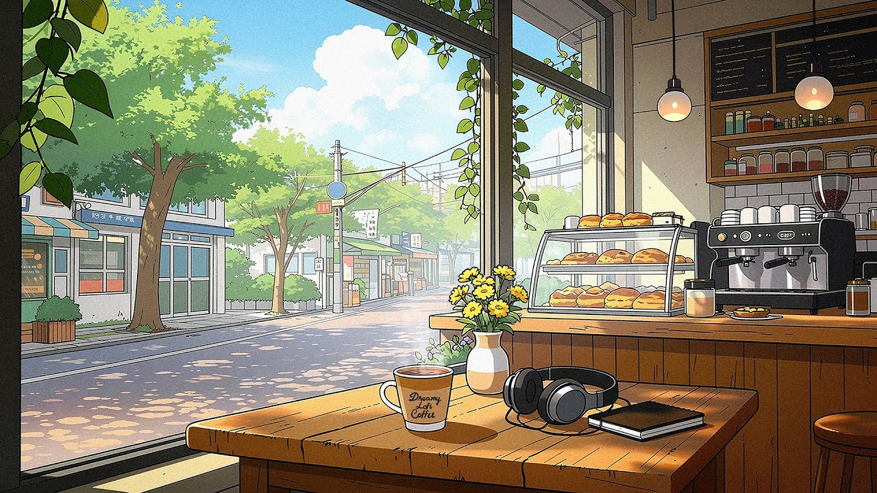 Quiet Coffee Street 🍵 Coffee Morning | Lofi Hip Hop – Chill to work, relax