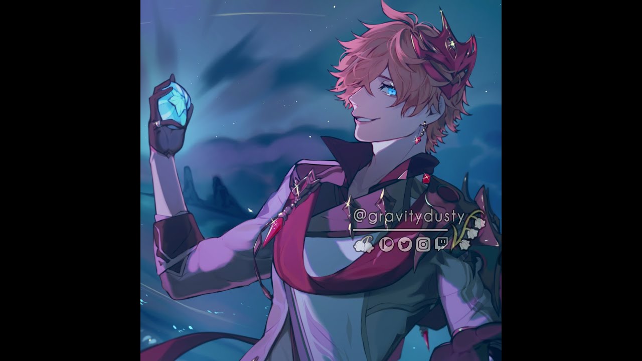 TARTAGLIA / CHILDE | GENSHIN IMPACT | Timelapse/speedpaint