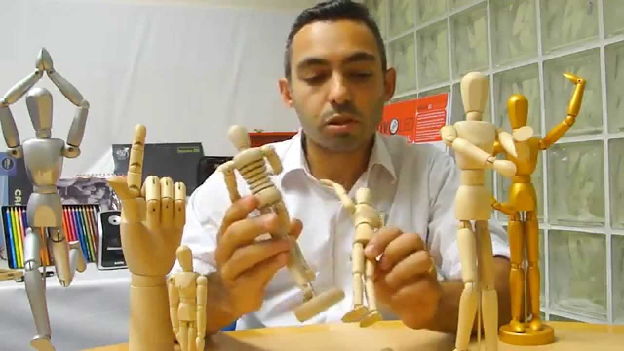 Material Para Desenho - Manequim Articulado