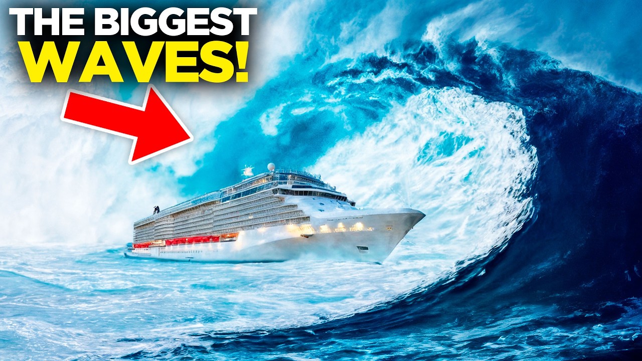 Shocking Waves Faced By Cruise Ships!