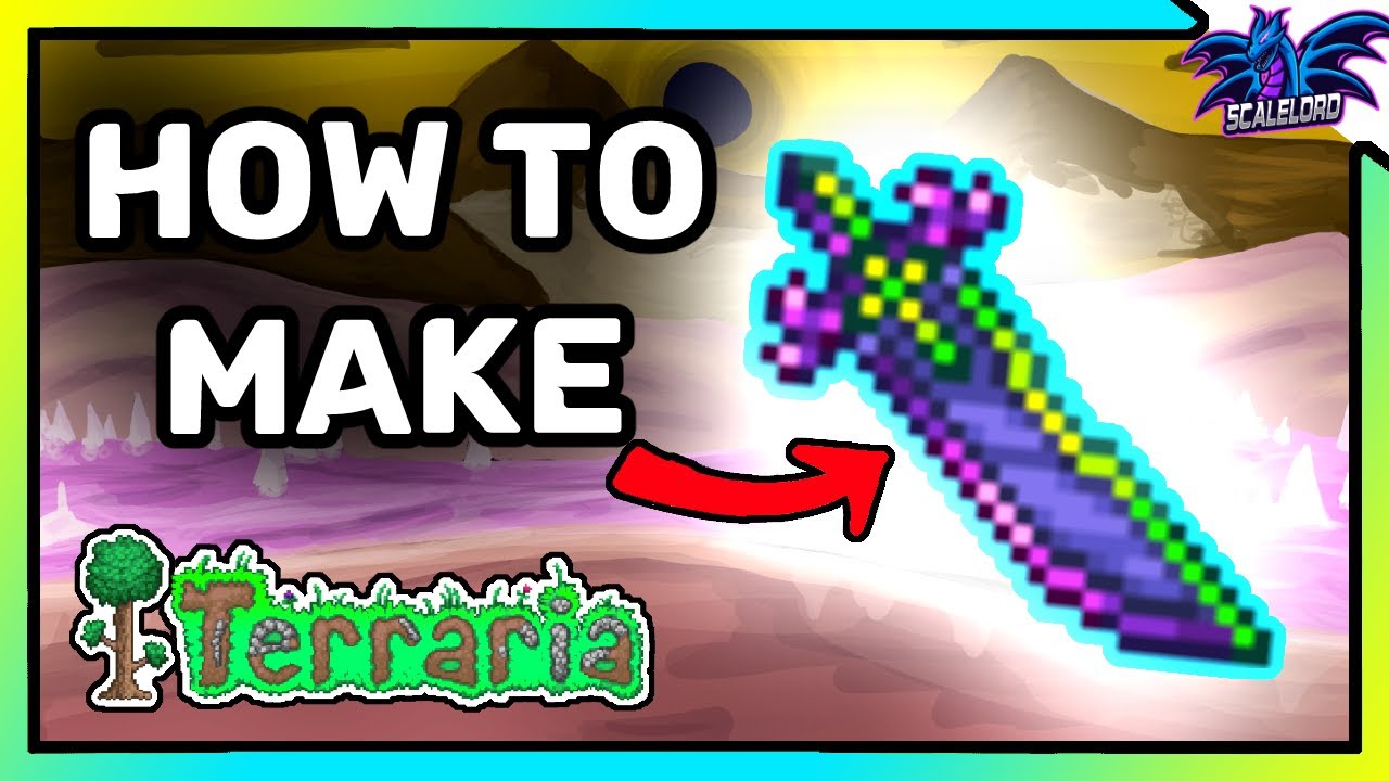 Terraria Как создать настоящий Night's Edge!