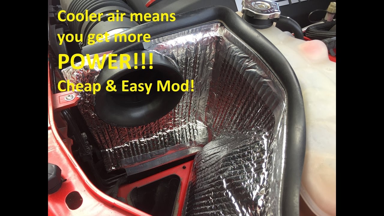 How To Insulate Your Intake - '14 Charger R/T