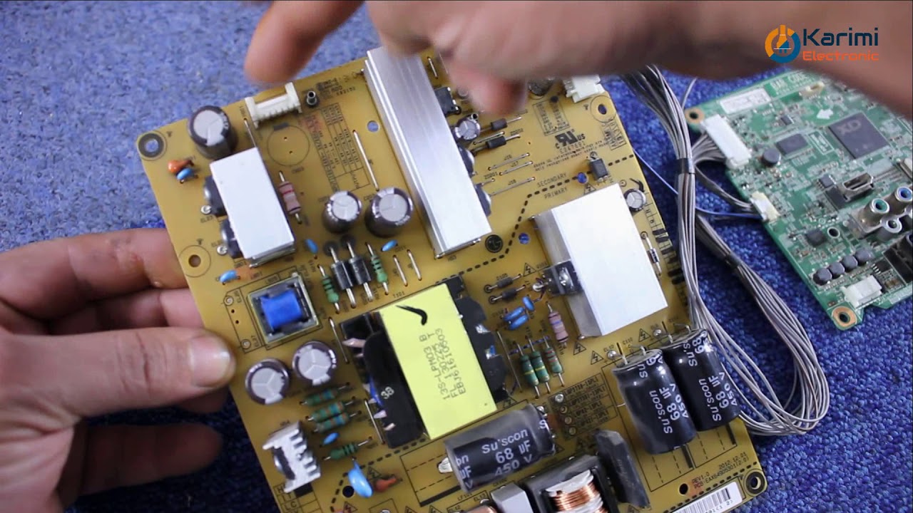 الجزء الثاني تكملة إصلاح تلفاز ألجي LG 39LN5400 
