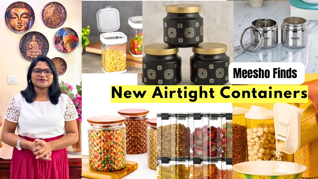 Best Food containers That You Can Buy on Meesho | Meesho Kitchen Finds | Airtight Containers