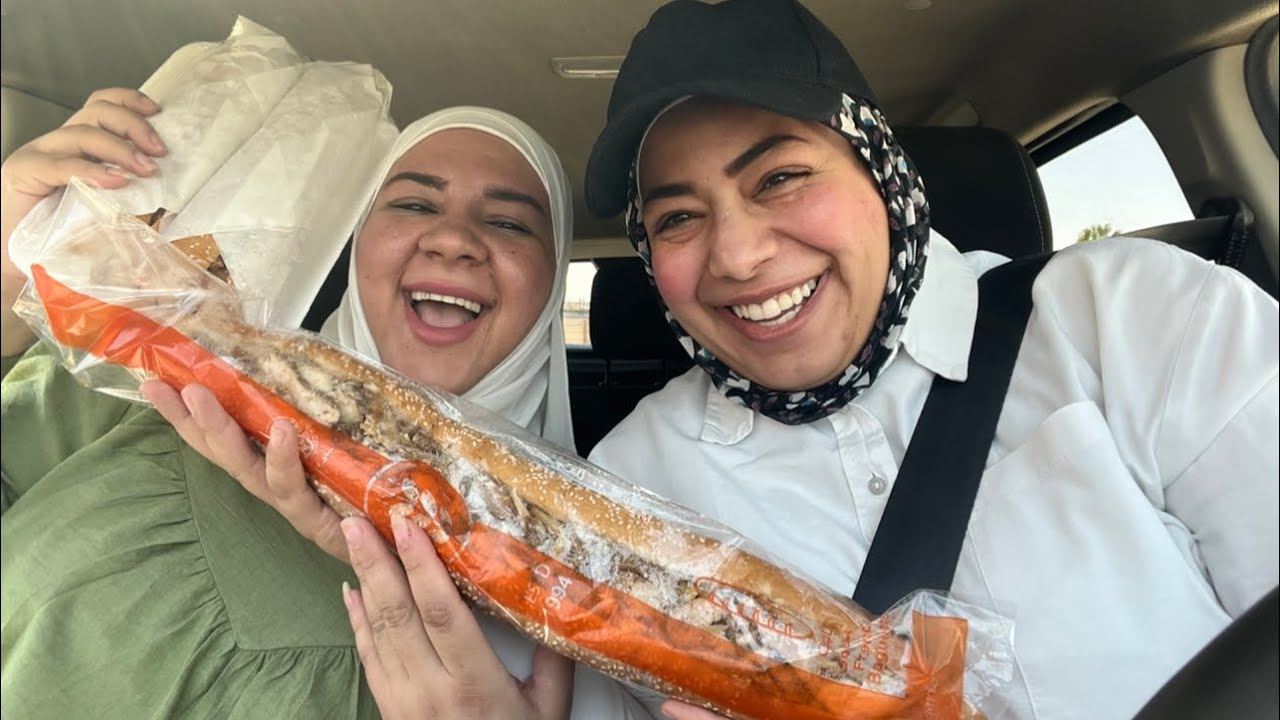 جربنا أطول سندوتش شاورما وجمبري في السوبر ماركت💃🏽🫣أسوء فيديو علي الإطلاق🫠