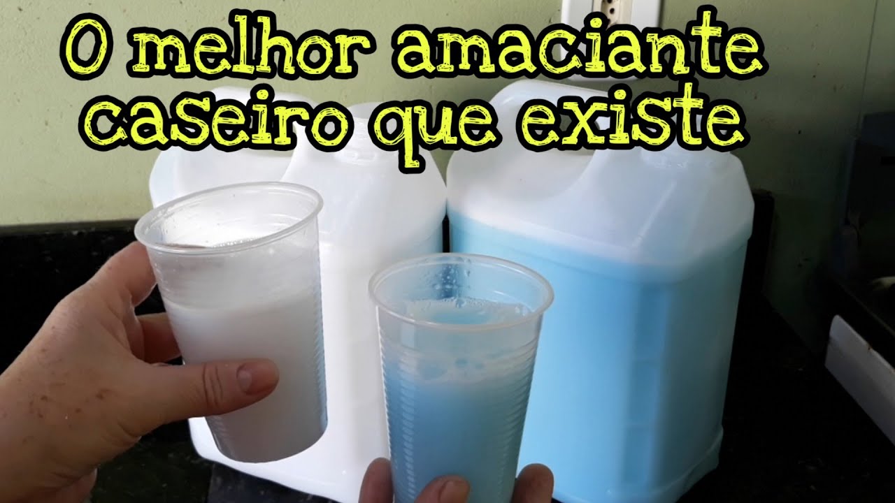 O melhor amaciante caseiro que existe  super concentrado e perfumado (10 litros  gastando muito pouc