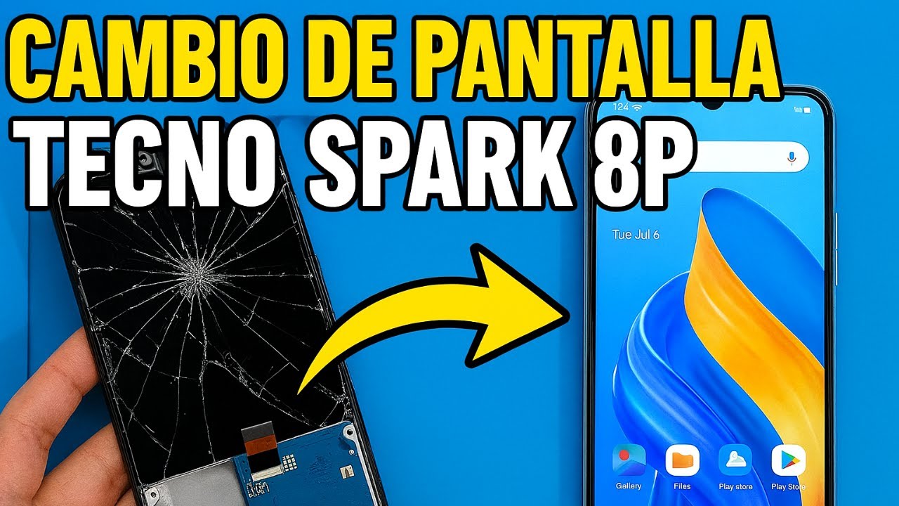 🔧📲 Tecno Spark 8P | Cambio de pantalla
