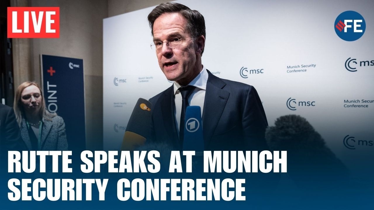 LIVE: Mark Rutte Arrives At Munich Security Conference, Delivers Statement