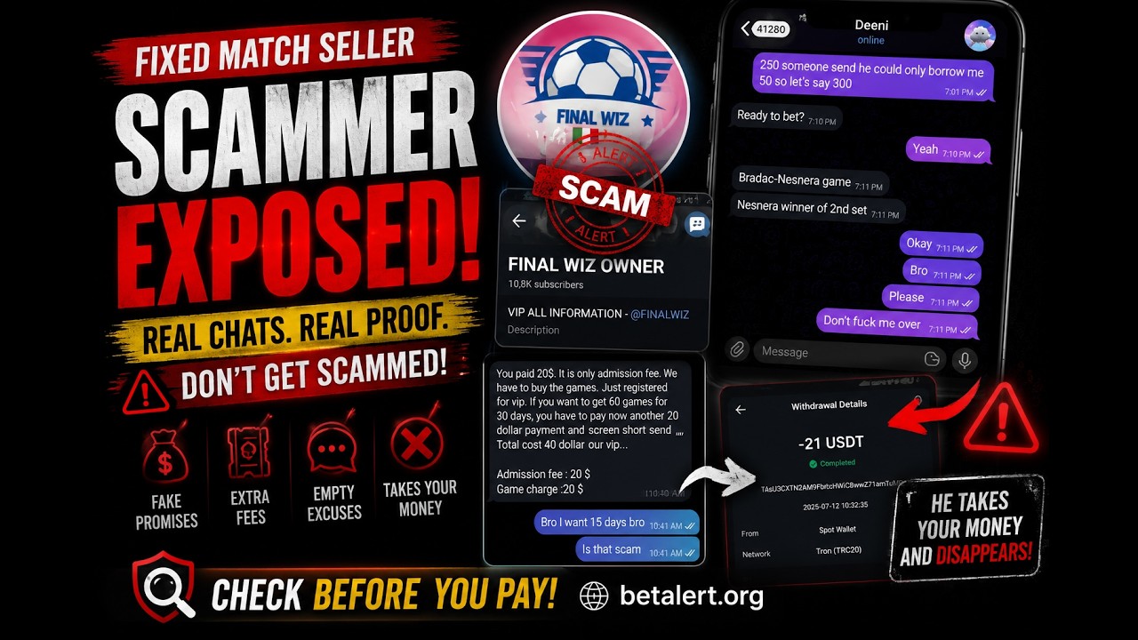 Fake Fixed Match Seller Exposed | Real Chat Evidence