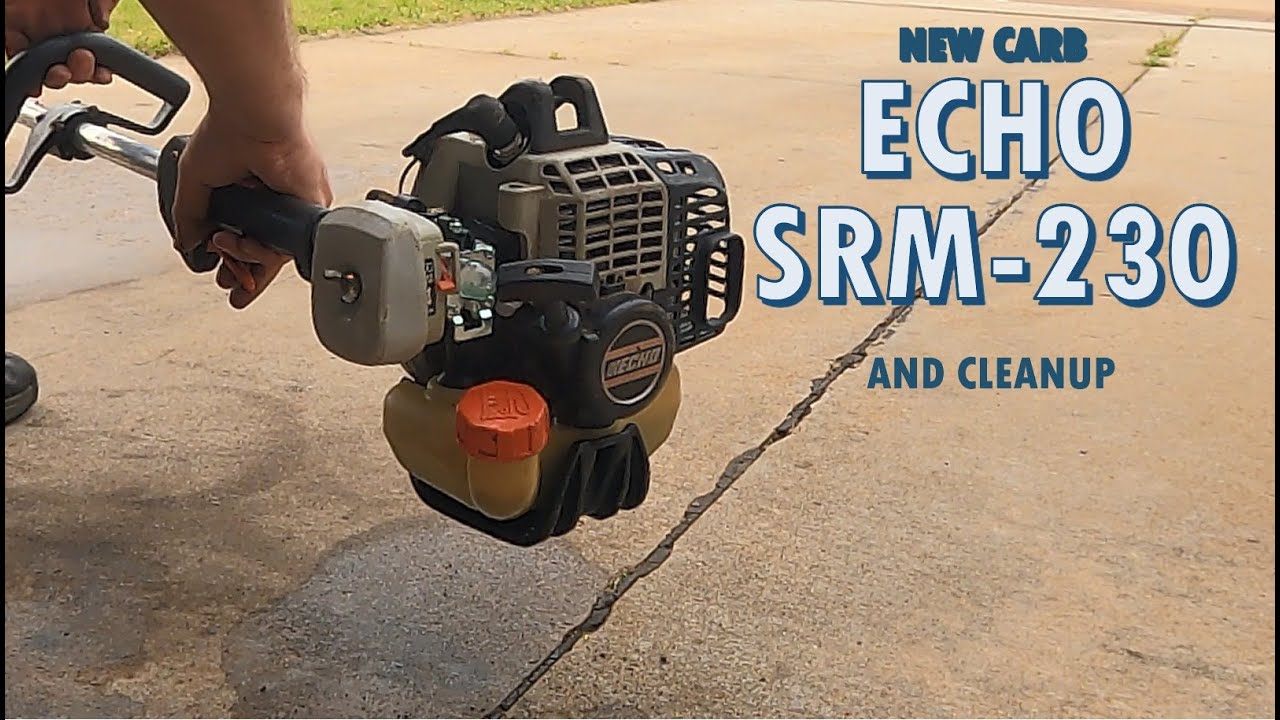 ECHO SRM-230 new carb and clean up